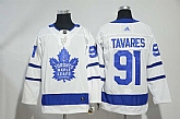 Toronto Maple Leafs 91 John Tavares White Adidas Jersey,baseball caps,new era cap wholesale,wholesale hats
